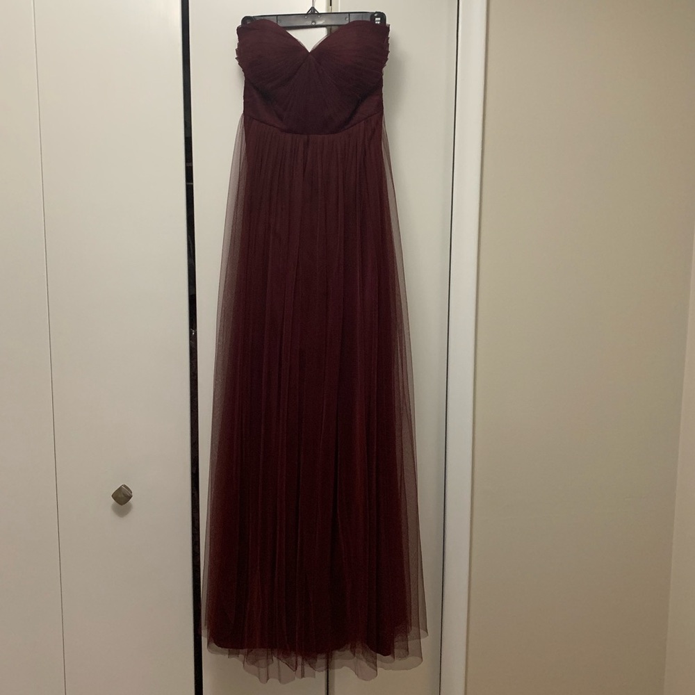 Annabelle Convertible Jenny Yoo Dress In Cabernet